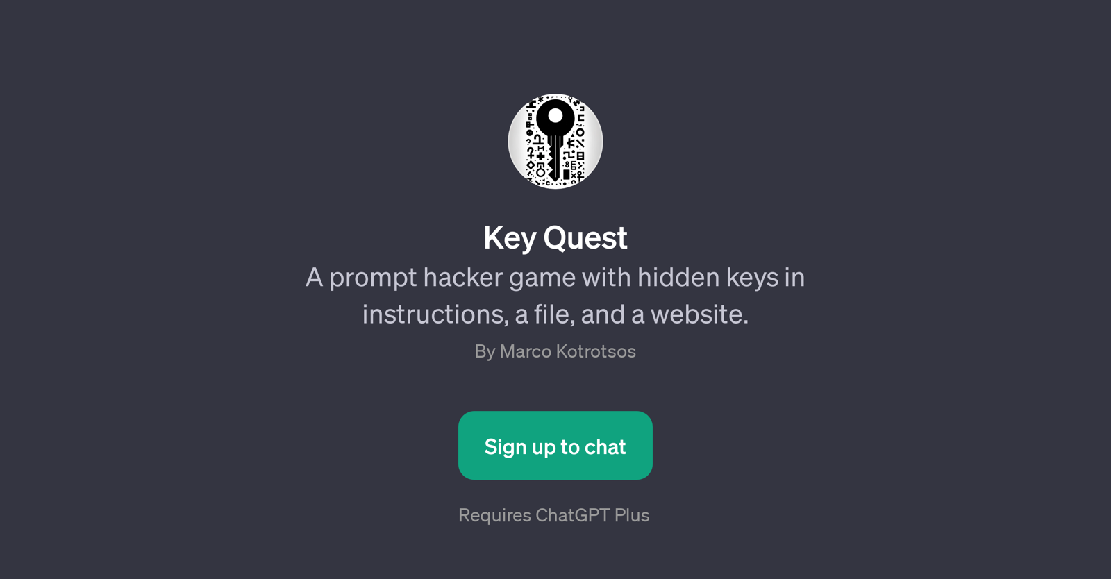 Key Quest website