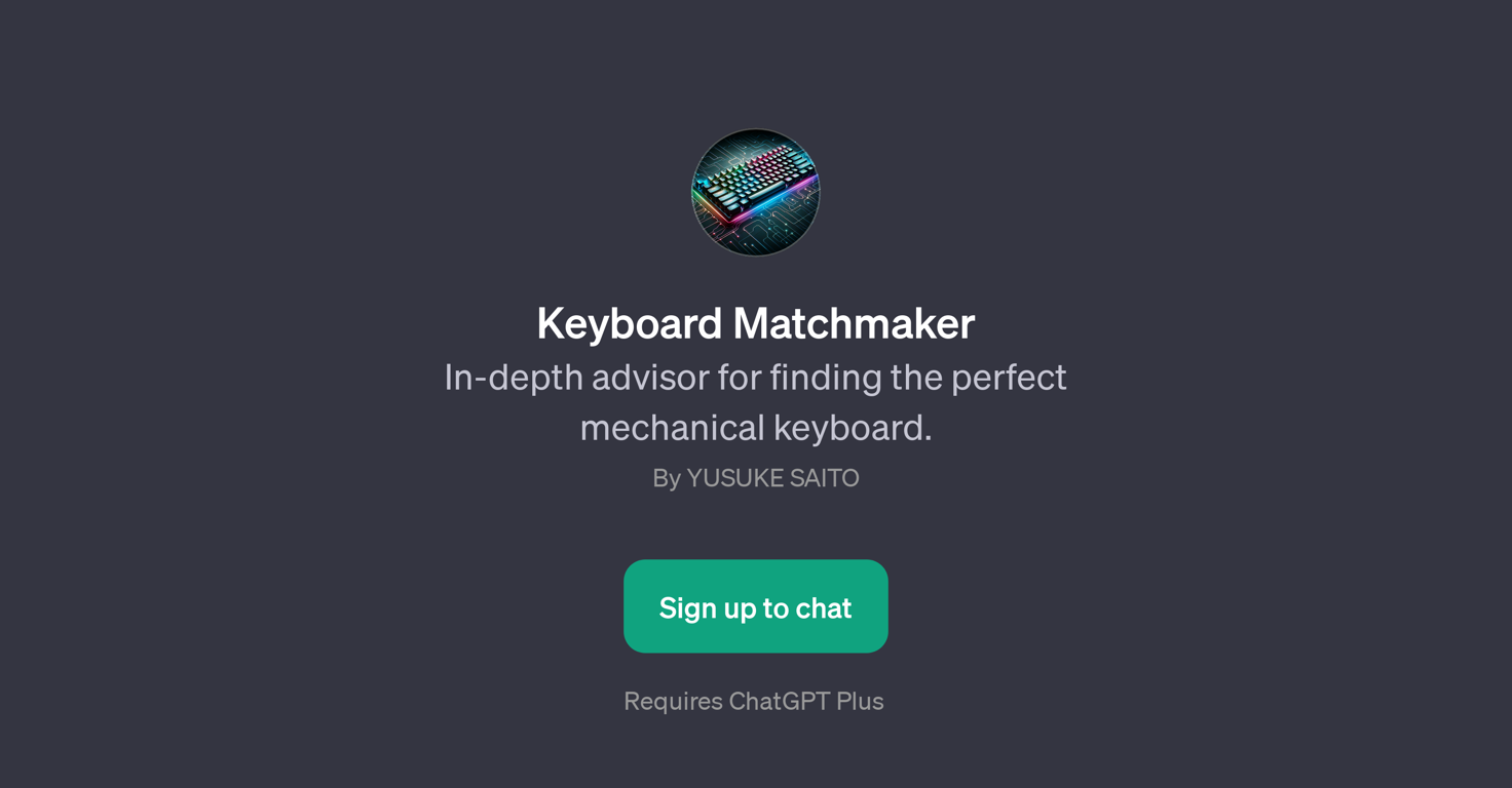 Keyboard Matchmaker website