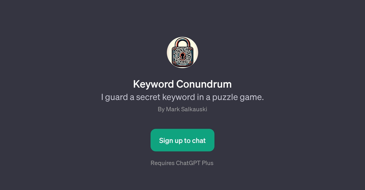 Keyword Conundrum website