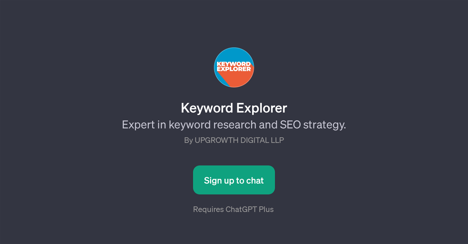 Keyword Explorer website