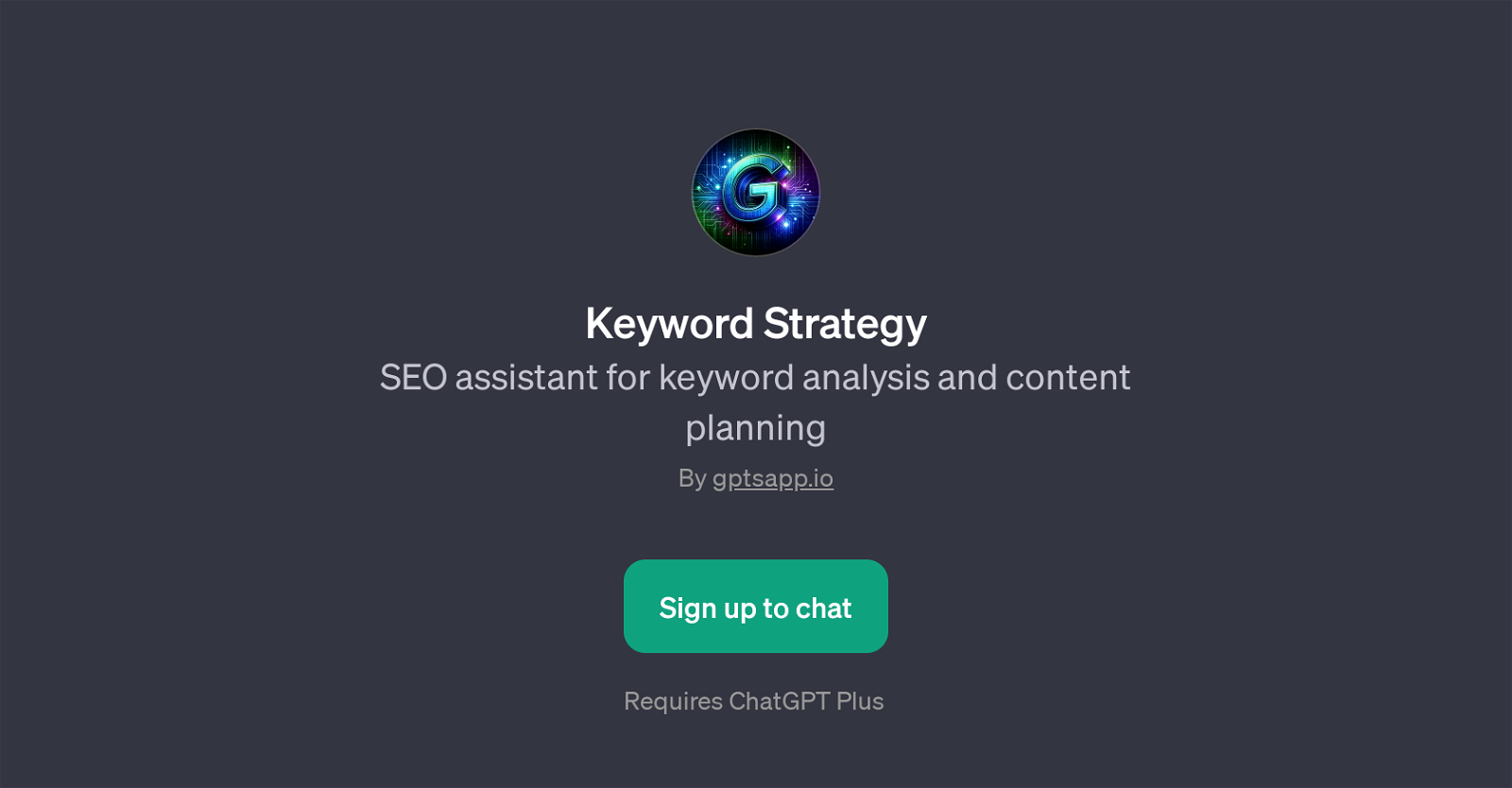 Keyword Strategy website