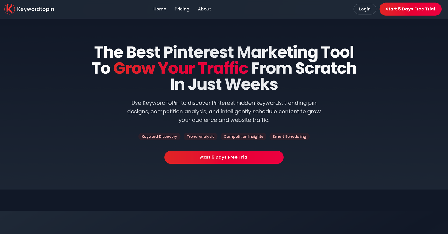 KeywordToPin website