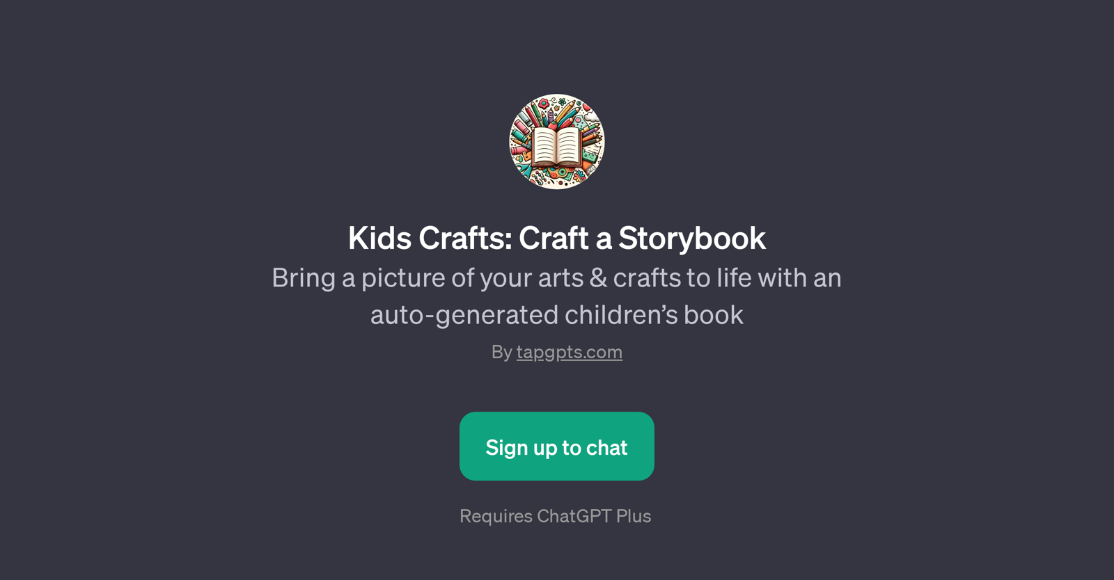 Kids Crafts: Craft a Storybook - Crafts storytelling - TAAFT