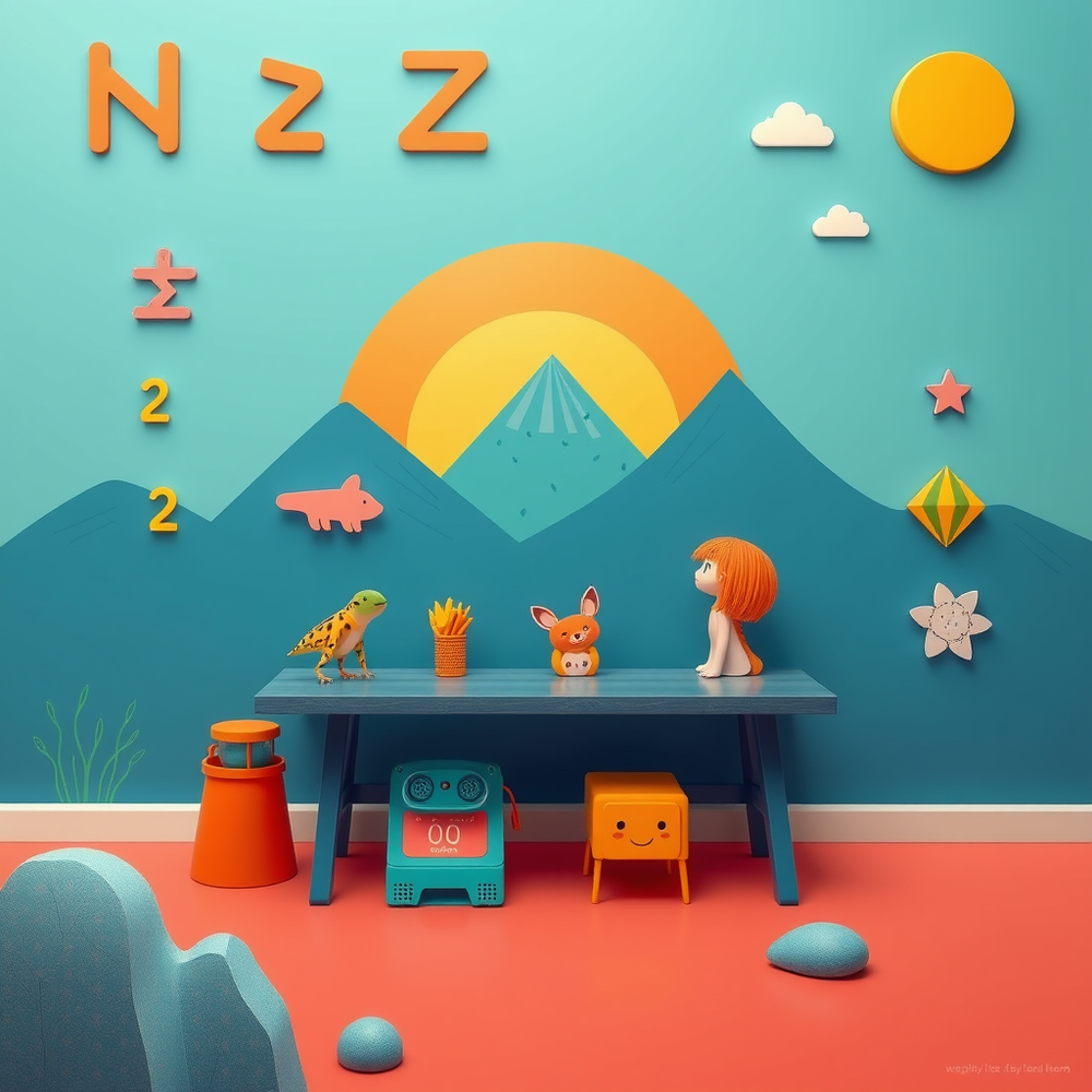 Kids learning sheet, education poster and charts for kids website