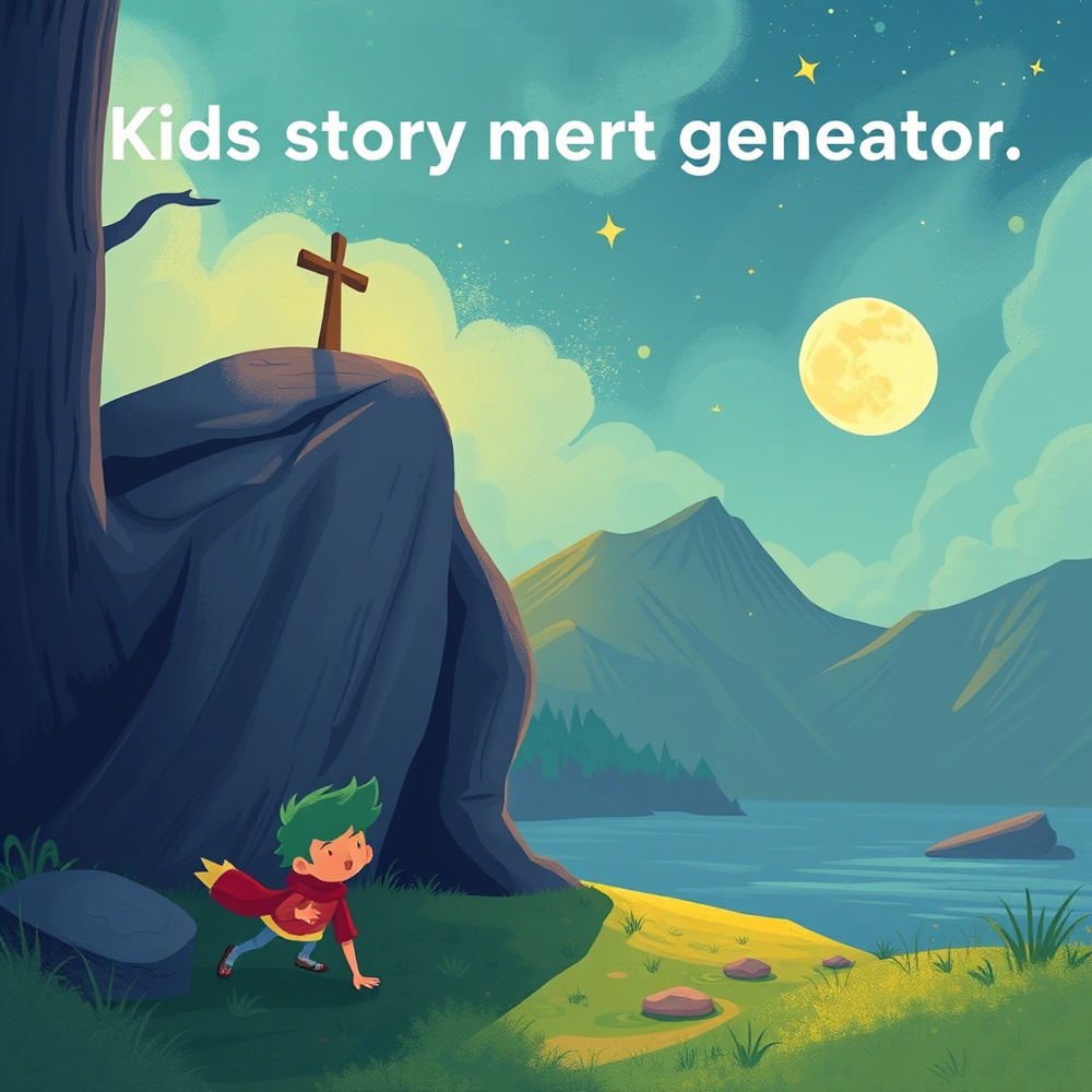 Kids story prompt generator website