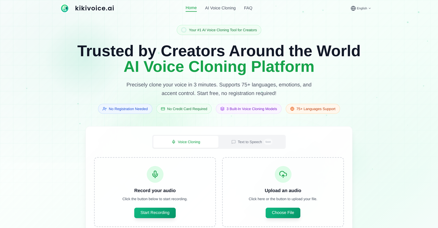 KikiVoice website