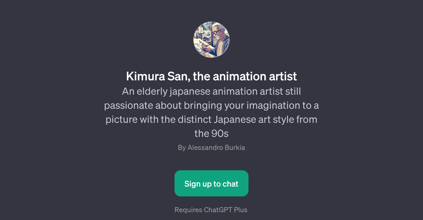 Kimura San, the animation artist website