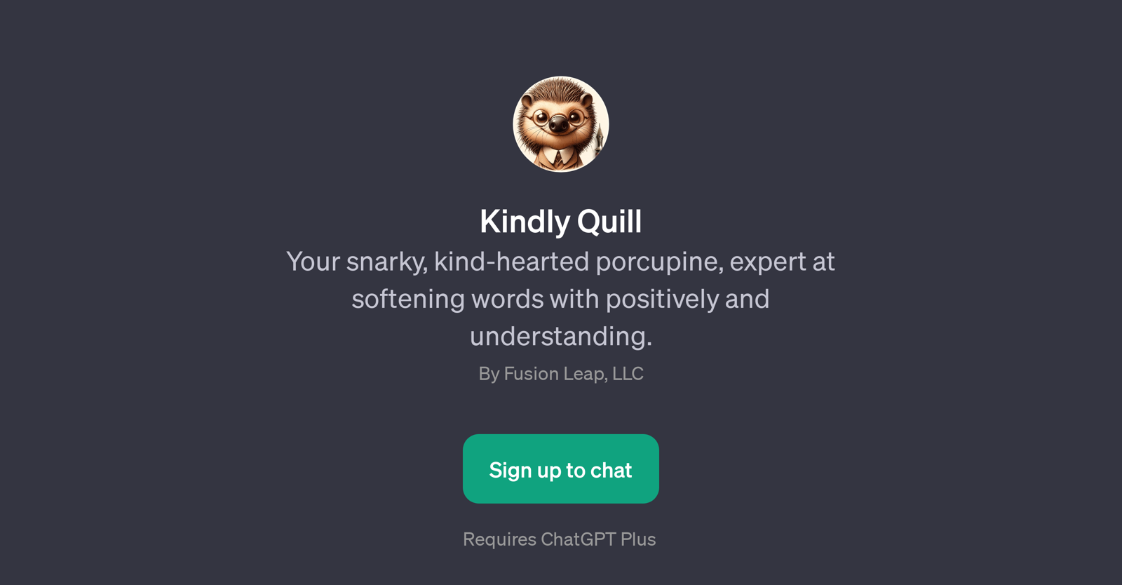Kindly Quill website