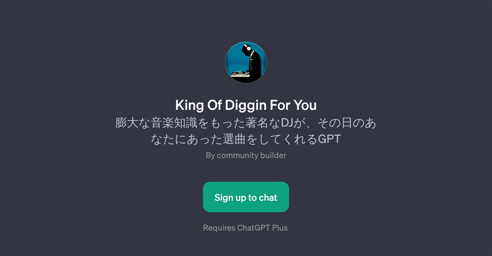 King Of Diggin For You website