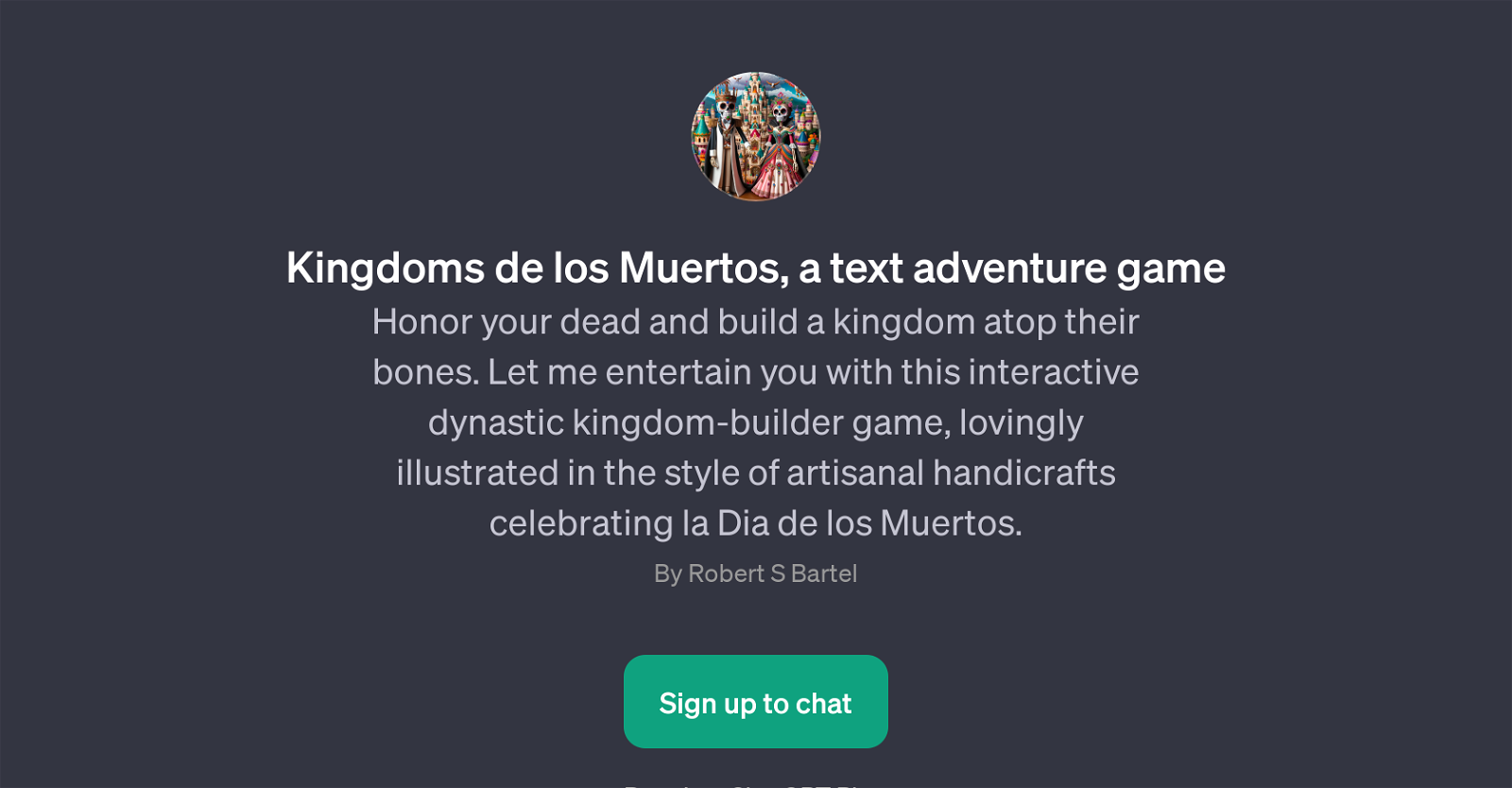 Kingdoms de los Muertos website