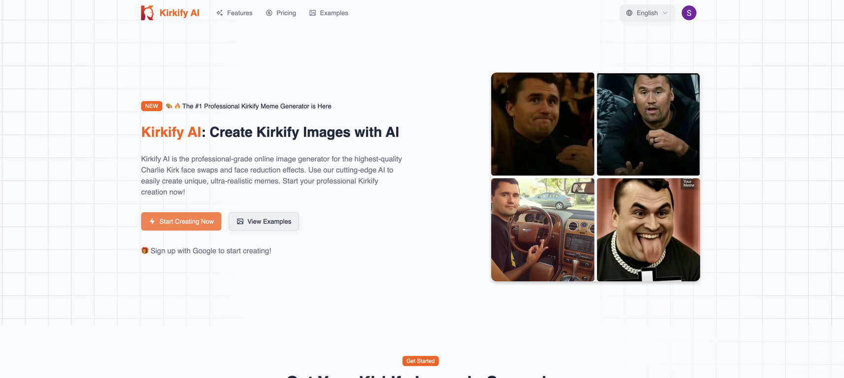 Kirkify.co website