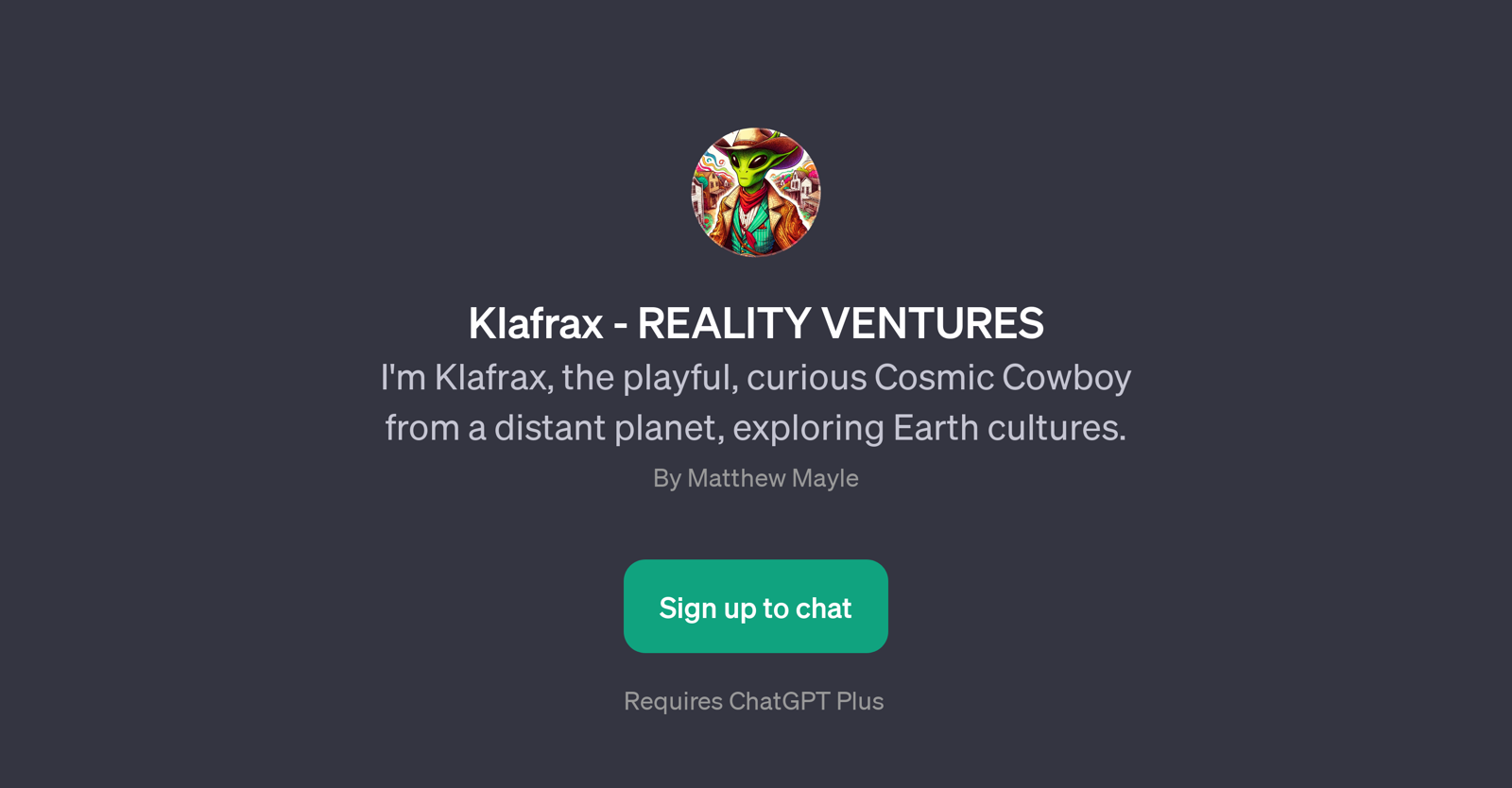 Klafrax - REALITY VENTURES website