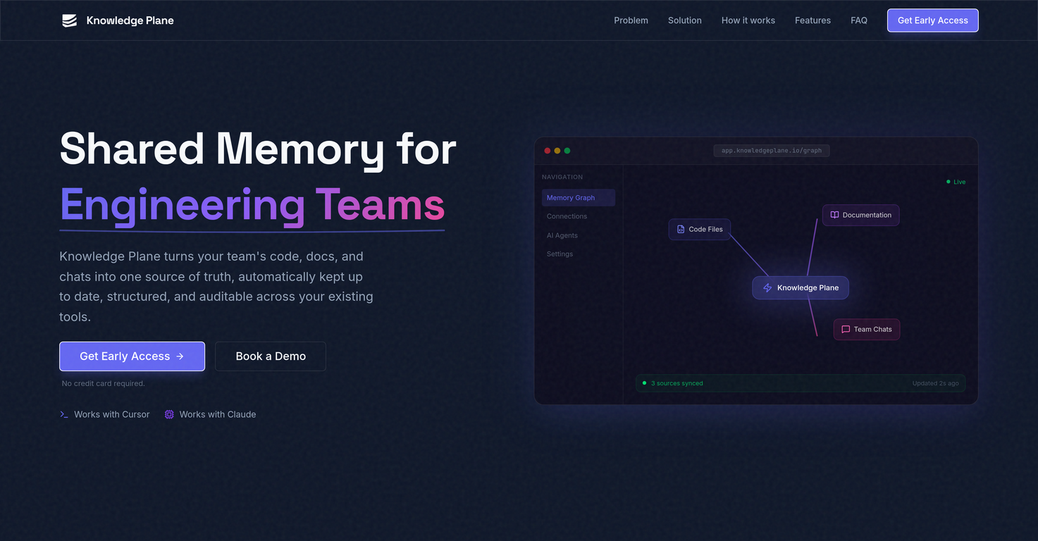 Knowledge Plane website