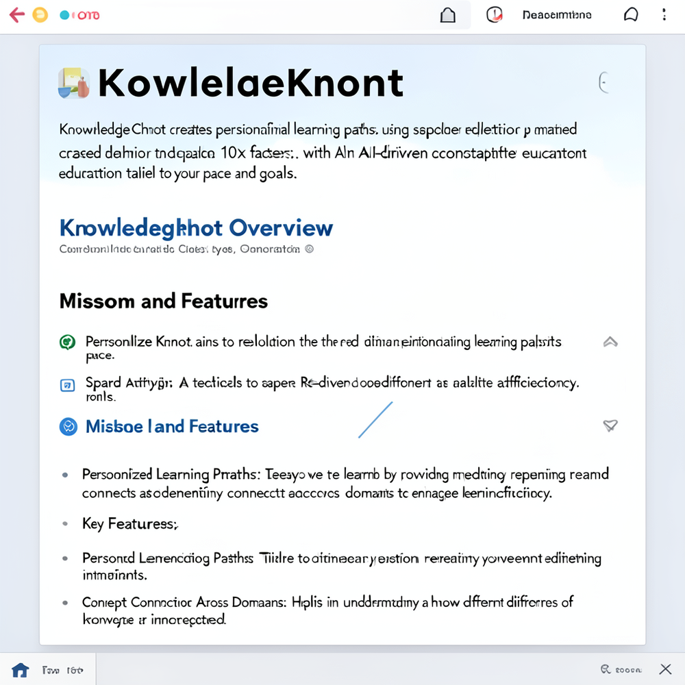 KnowledgeKnot website