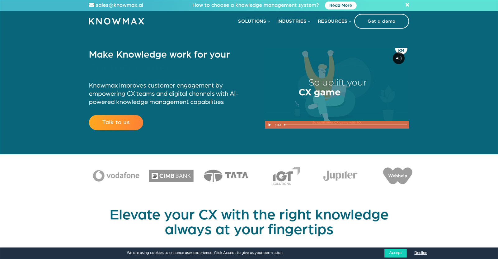 Knowmax website