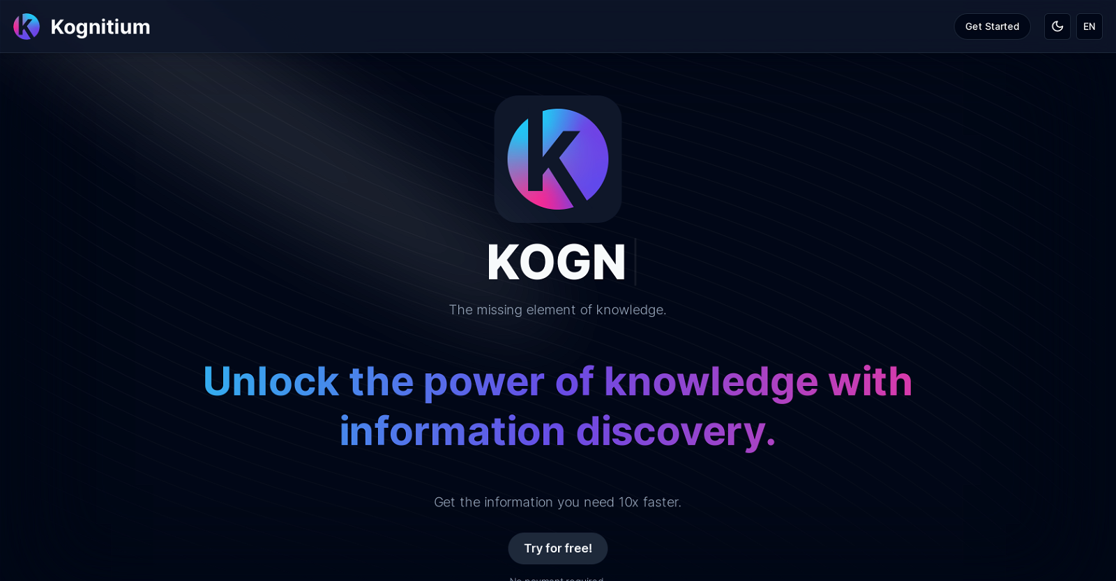 Kognitium website