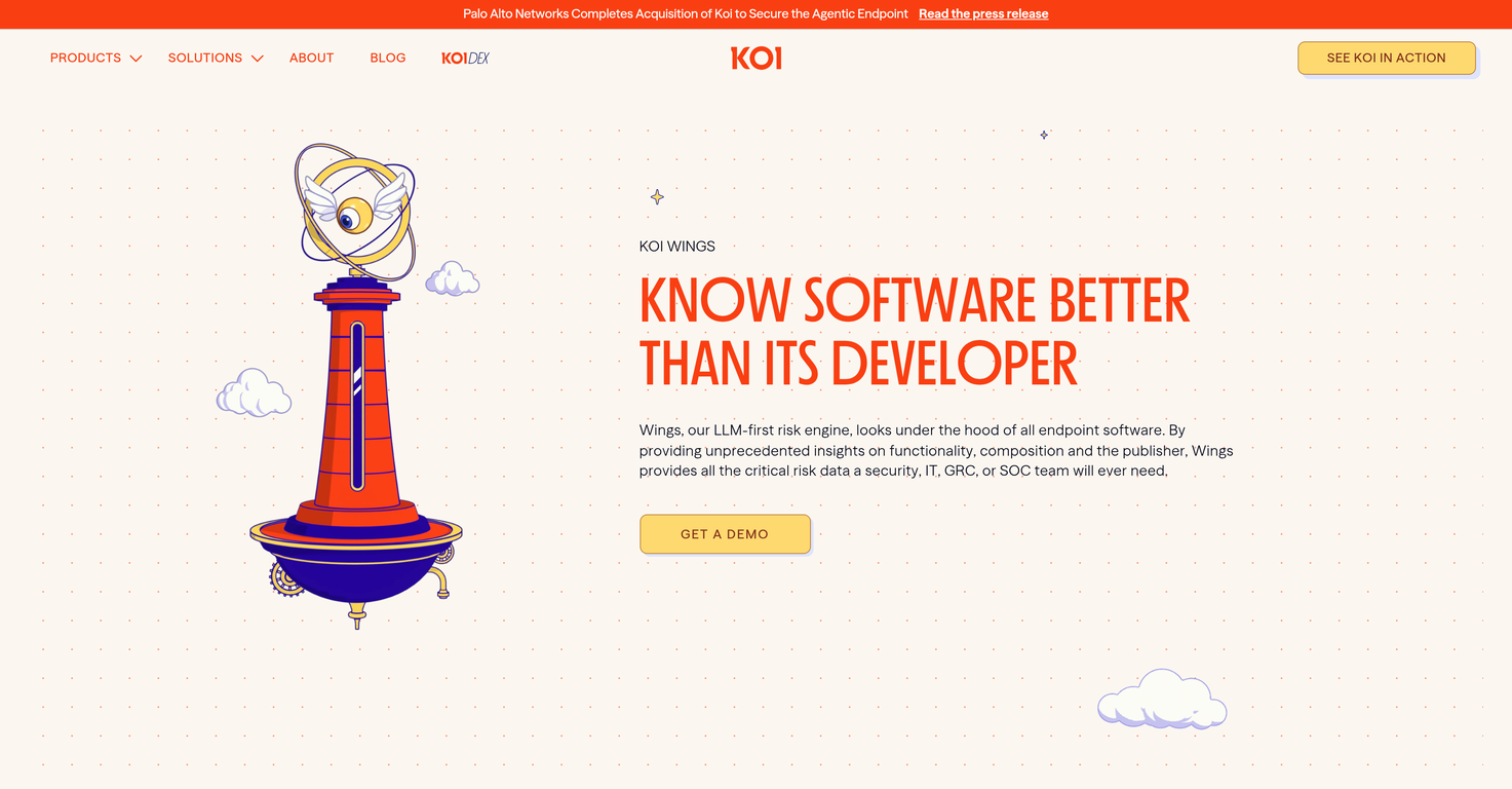 Koi website