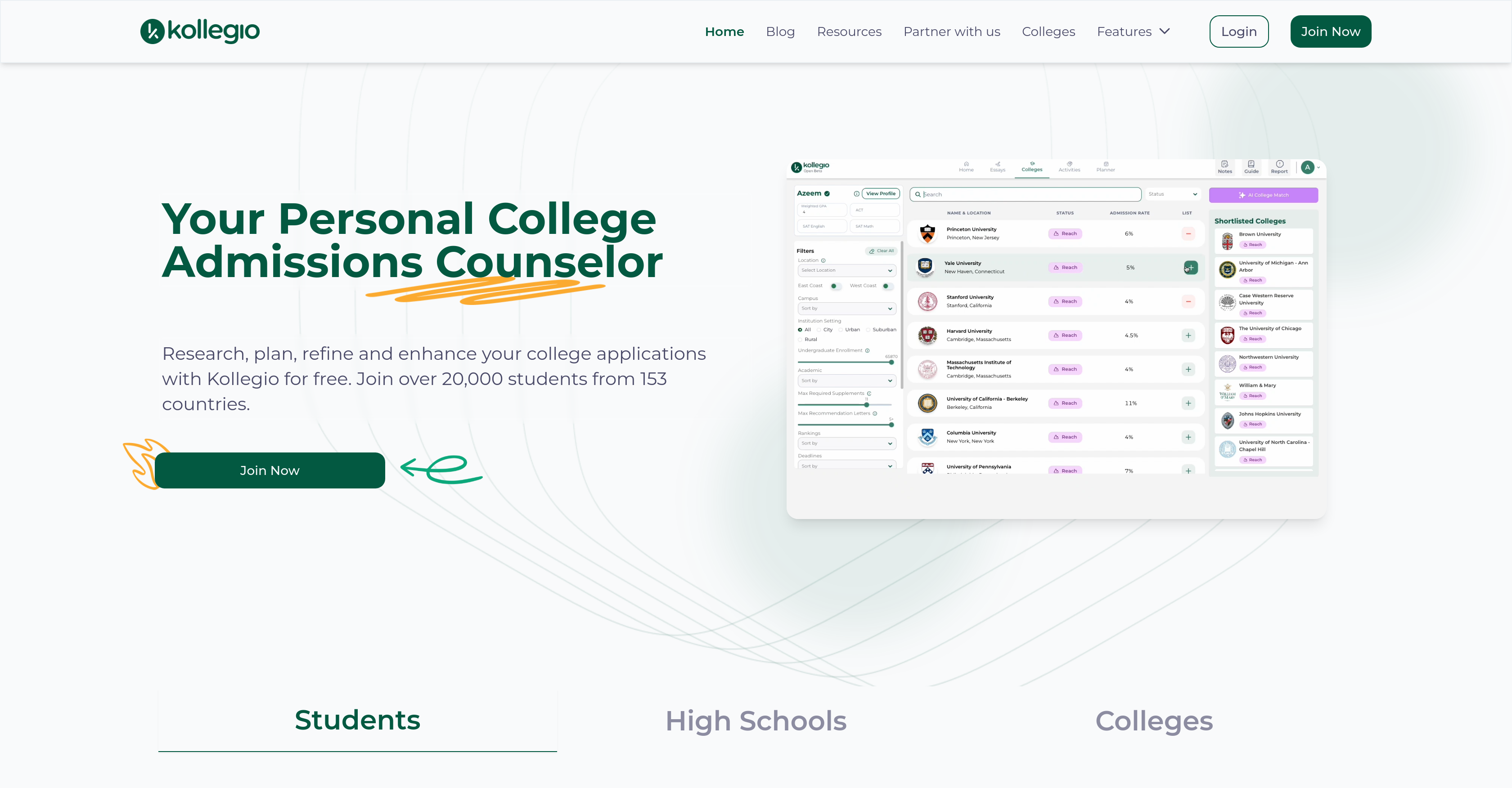 Kollegio AI - AI Tool For College applications