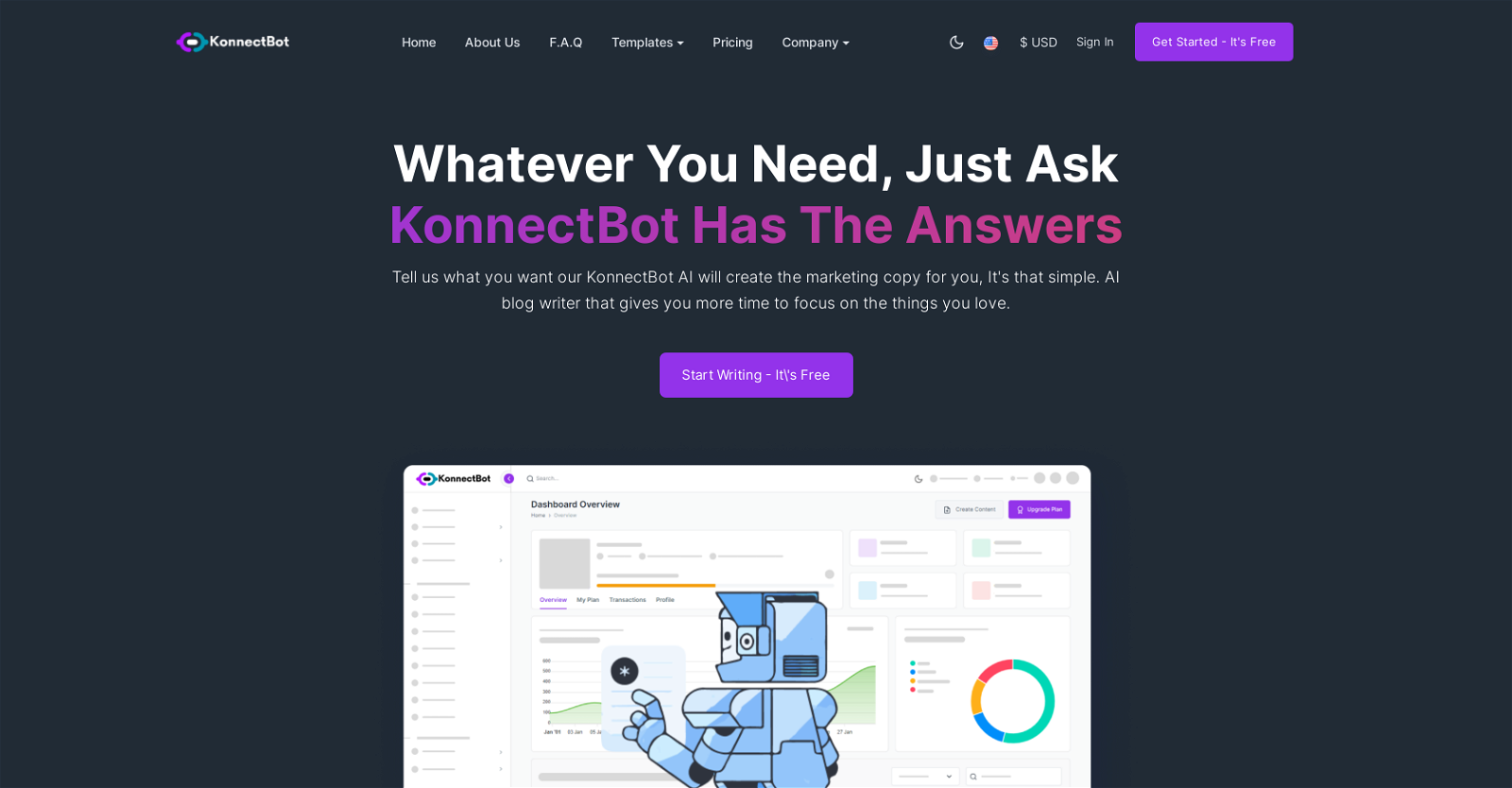 KonnectBot website