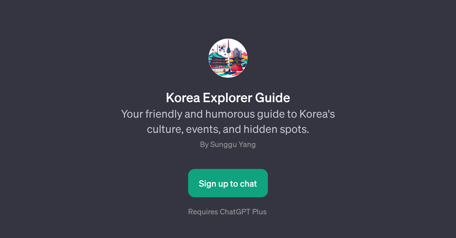 Korea Explorer Guide website