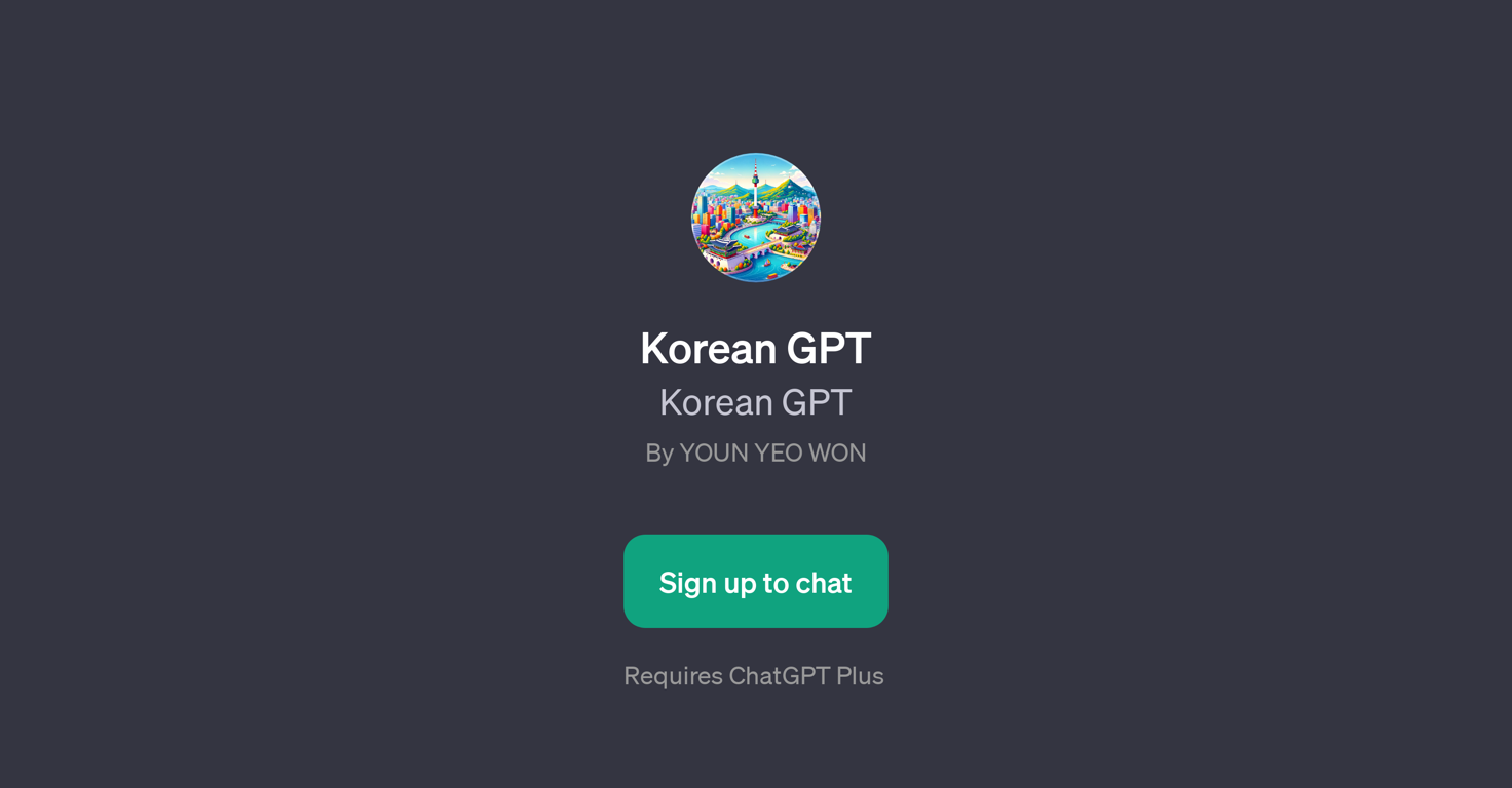 Korean GPT website