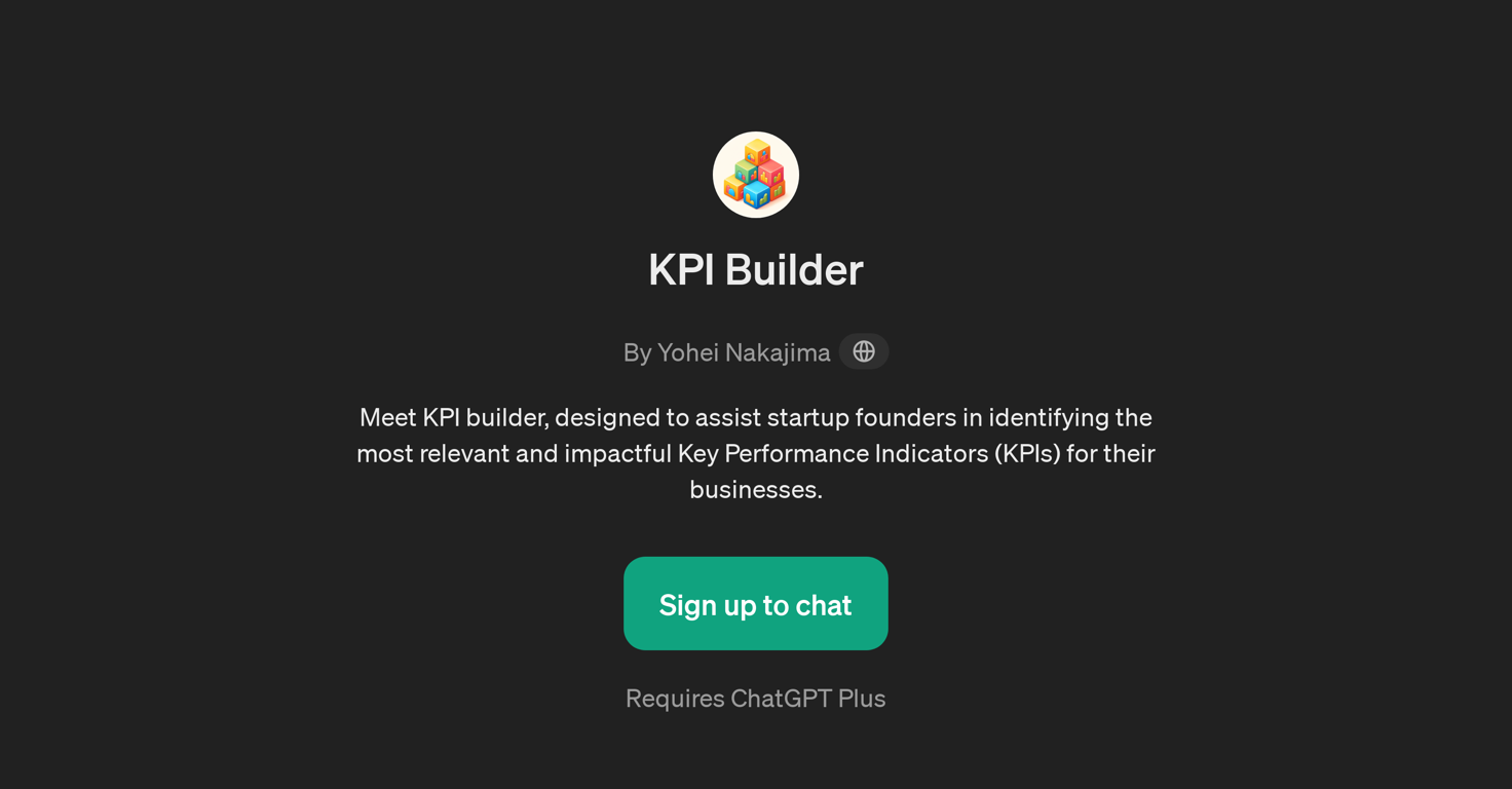KPI Builder website