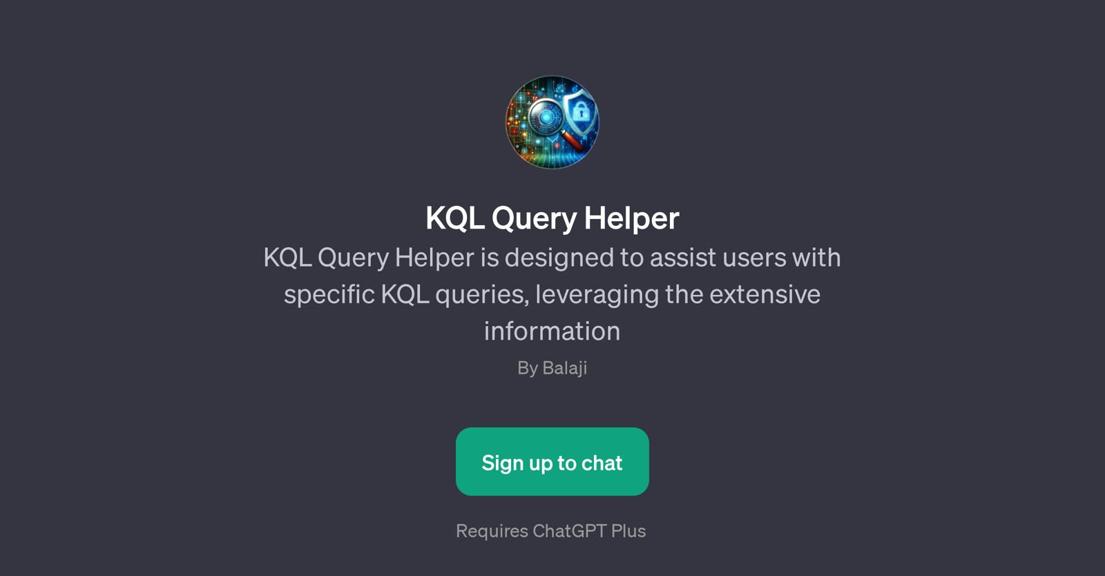 KQL Query Helper website