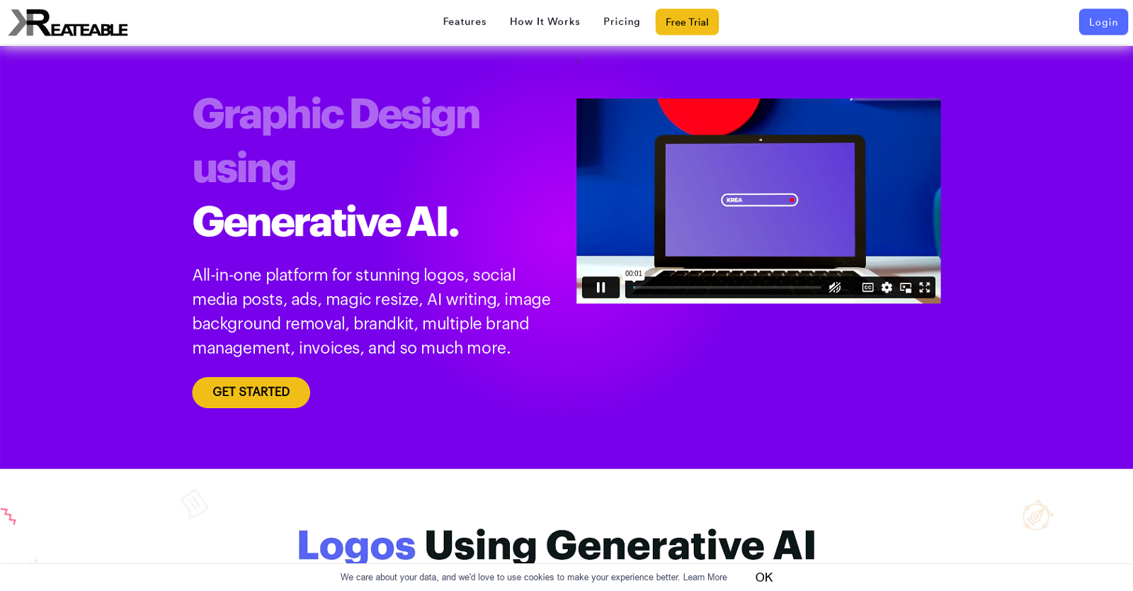 Kreateable website