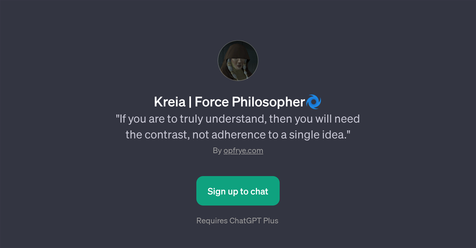 Kreia | Force Philosopher website