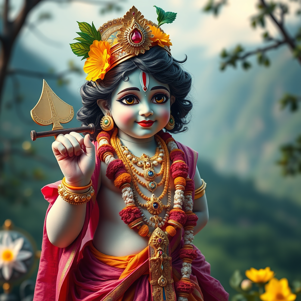 Krishna Picture Generator website