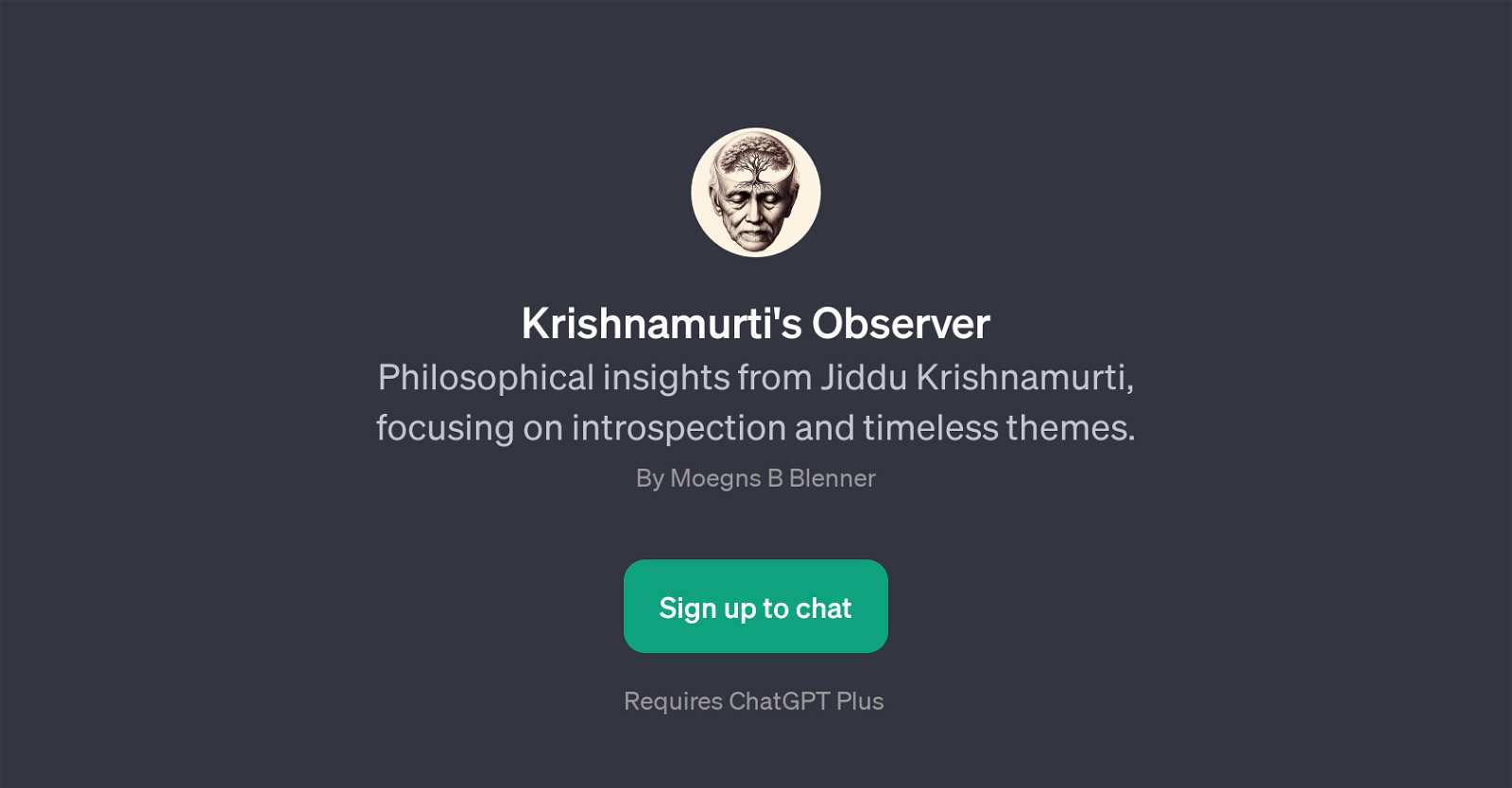 Krishnamurti's Observer website