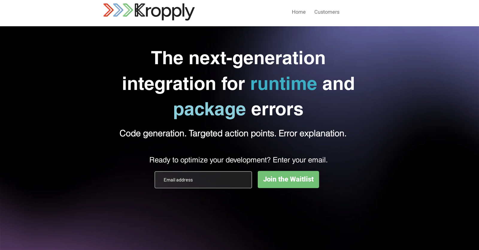 Kropply website