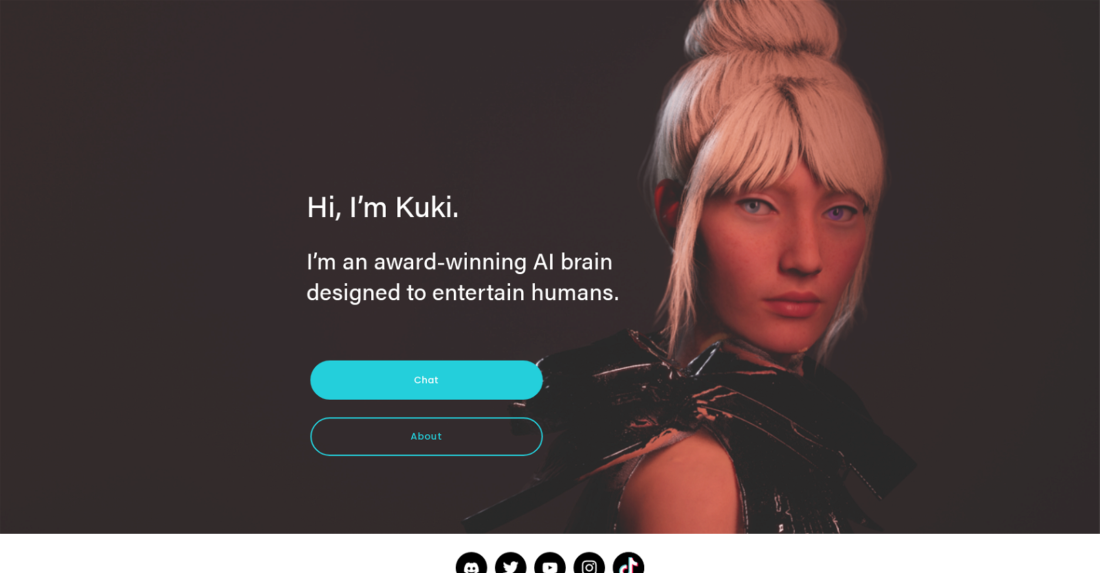 Kuki AI website