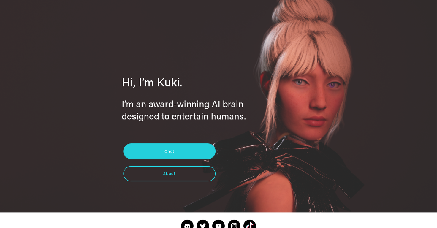 Kuki AI website