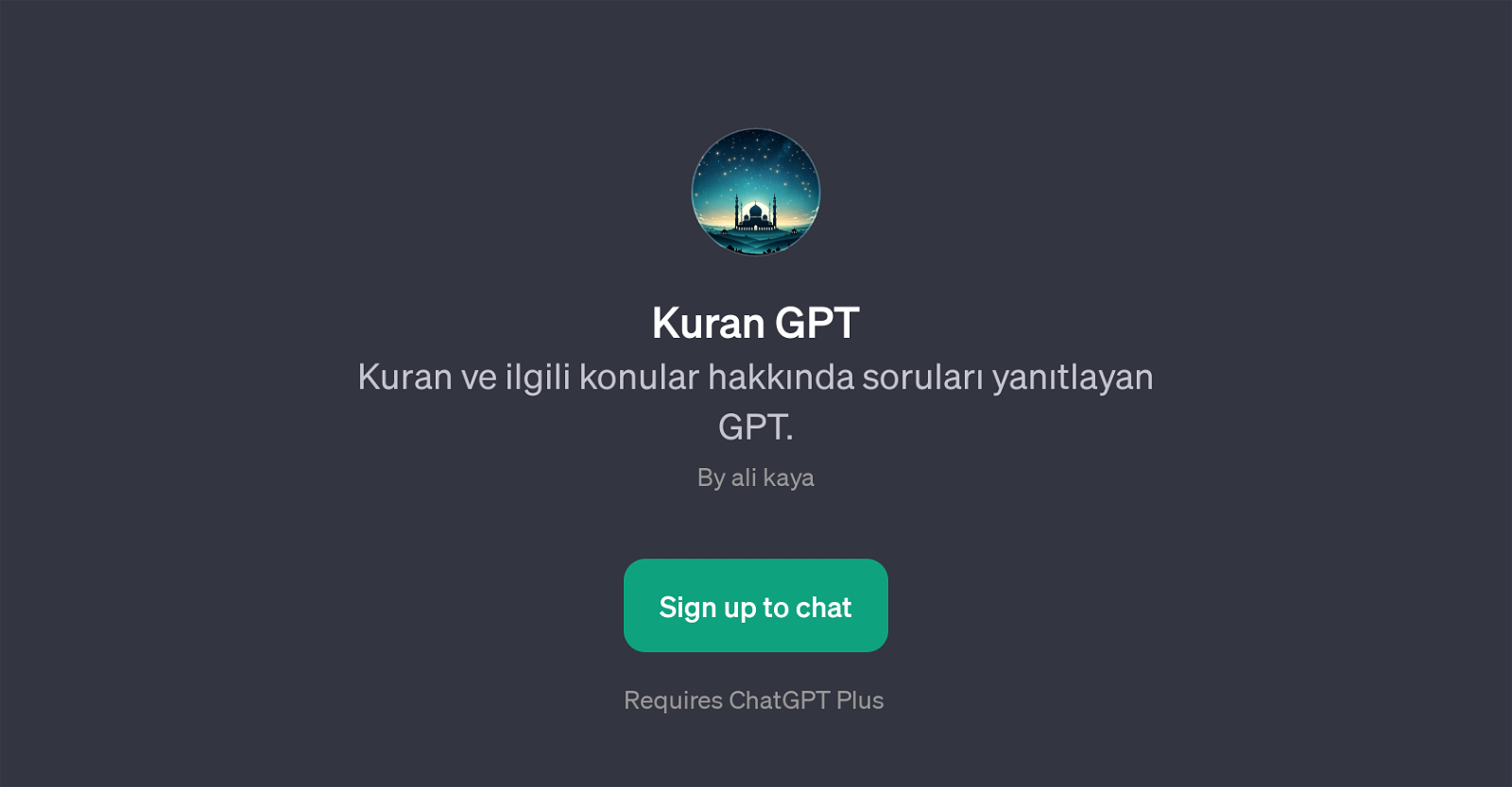 Kuran GPT website
