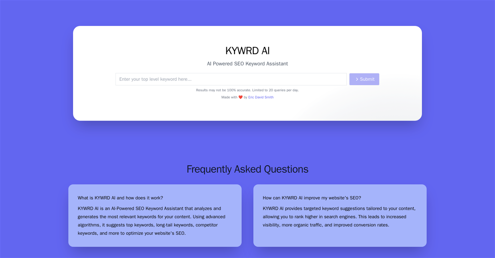 KYWRD website