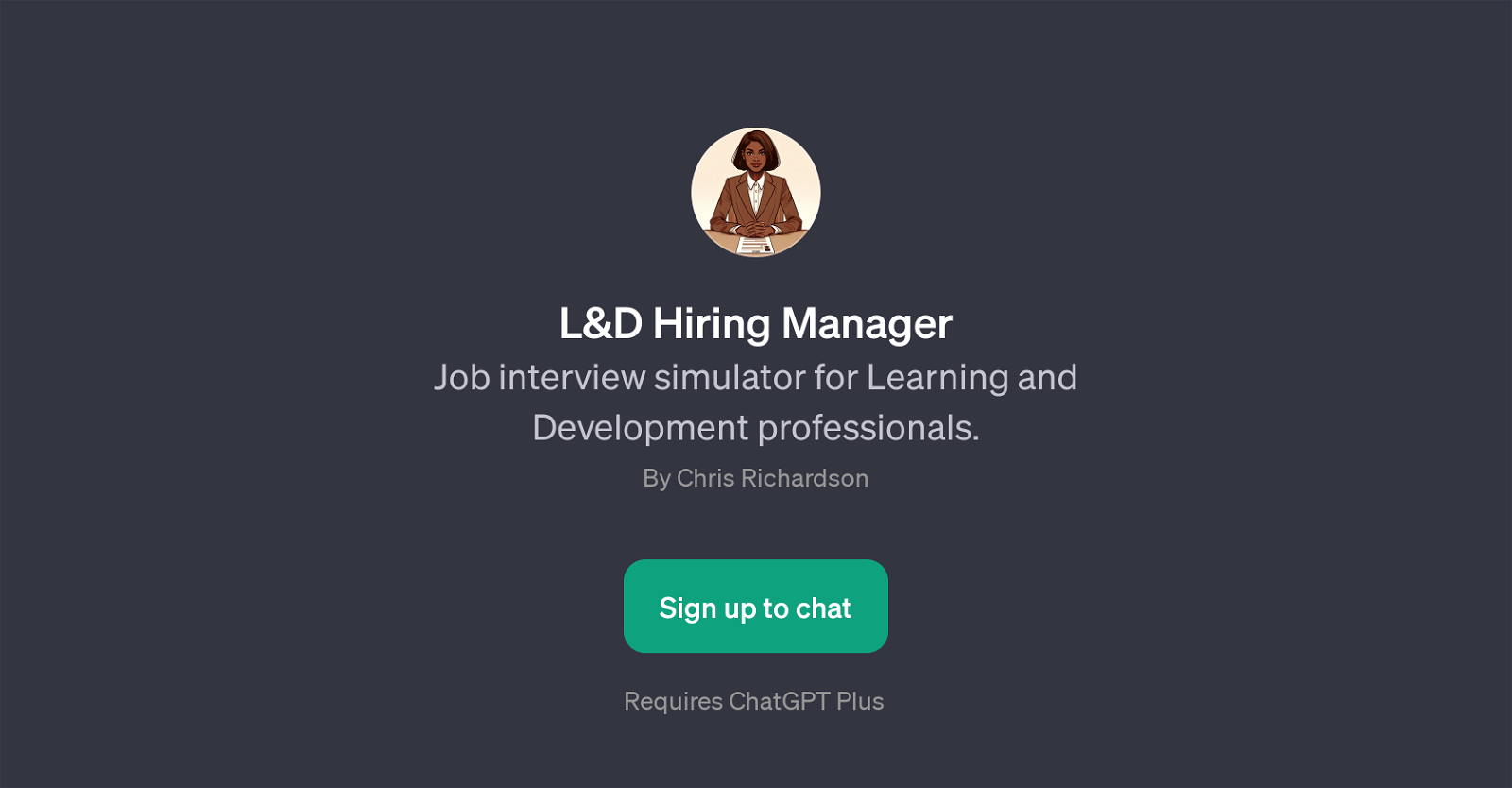 L&D Hiring Manager website