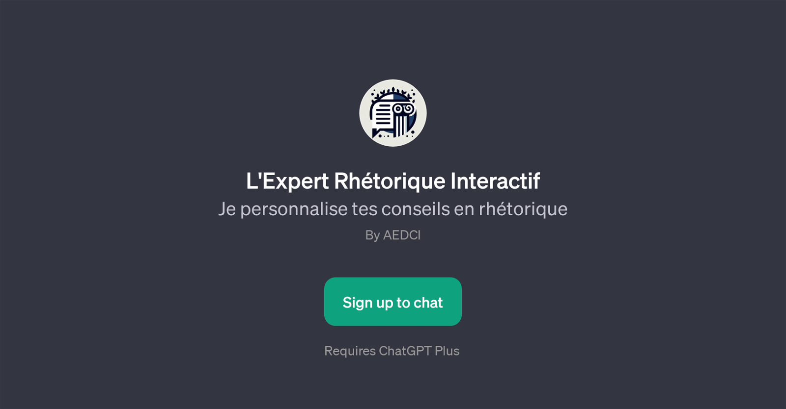 L'Expert Rhtorique Interactif website