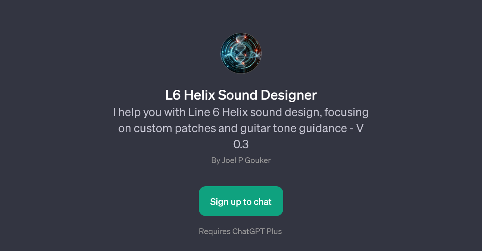 L6 Helix Sound Designer website