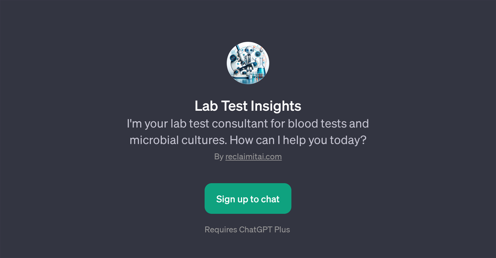 Lab Test Insights website