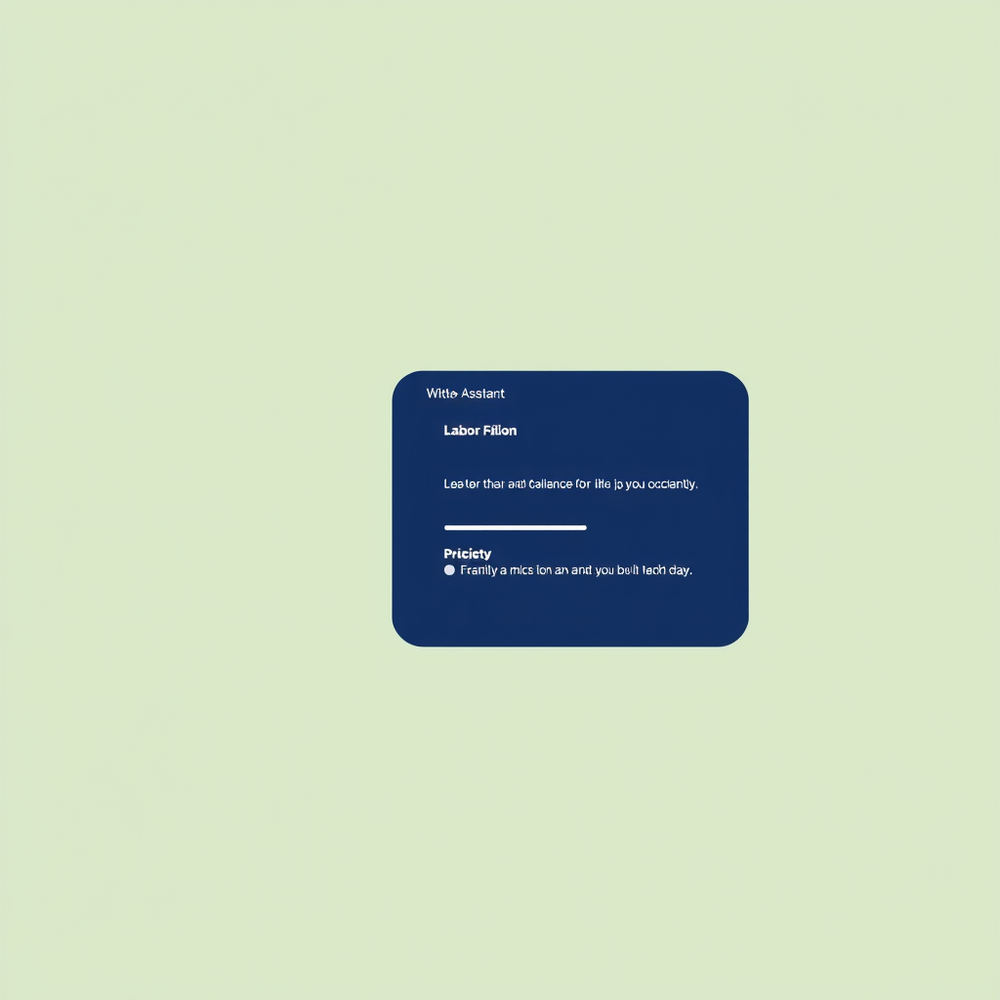 Labor Advice Assistant website