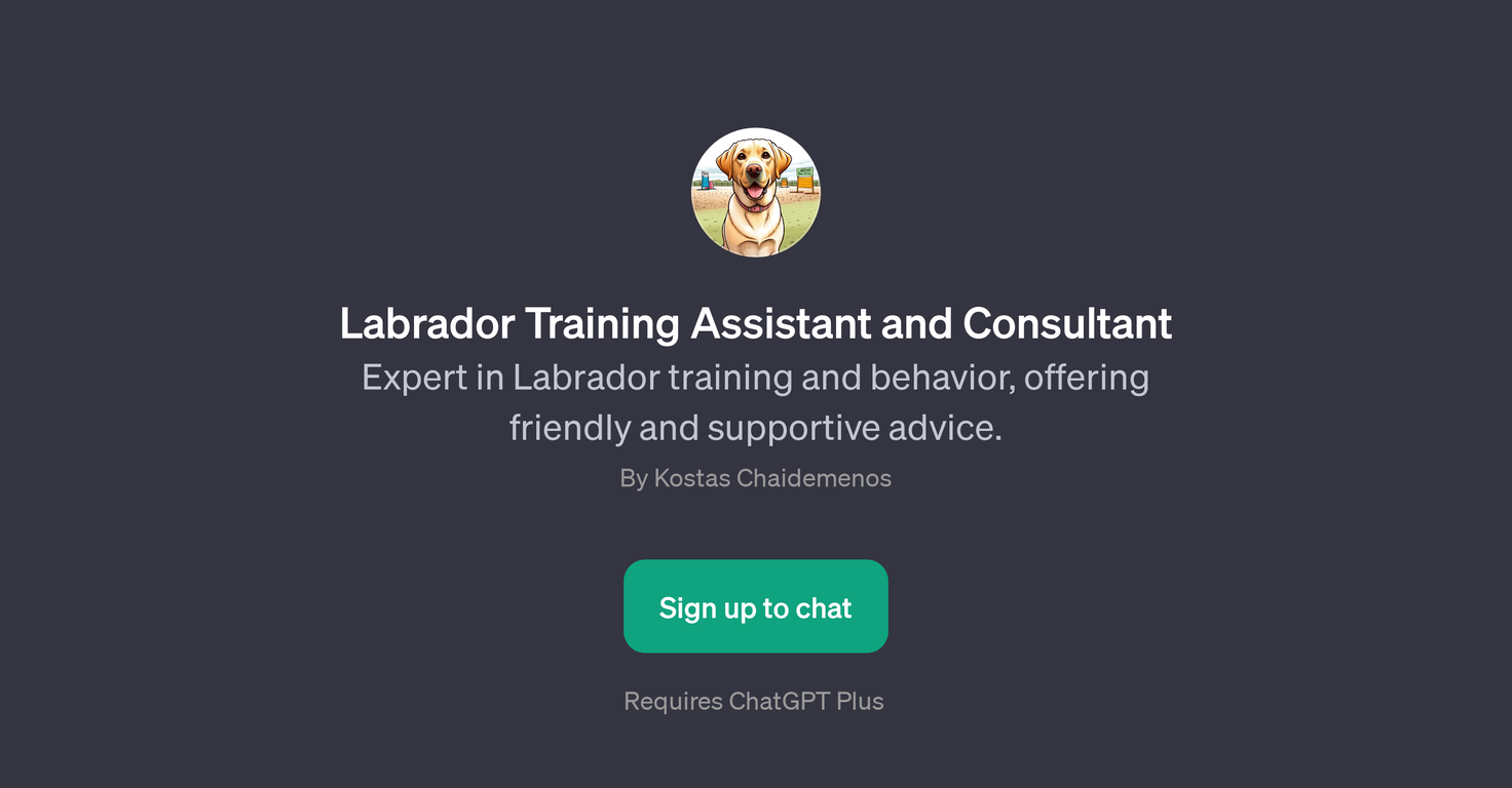 Labrador Training Assistant and Consultant website