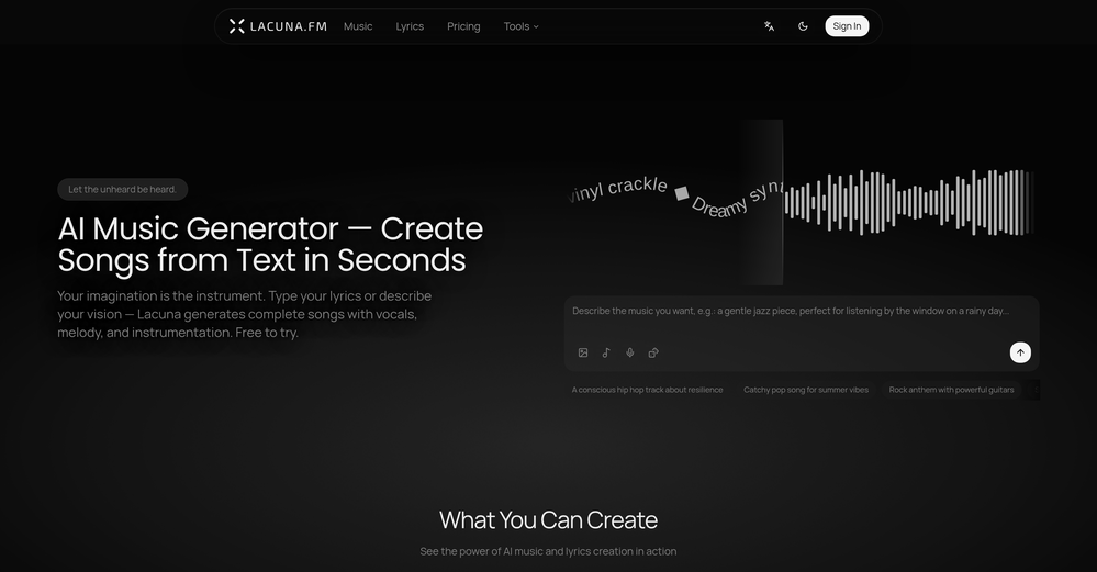 Lacuna website