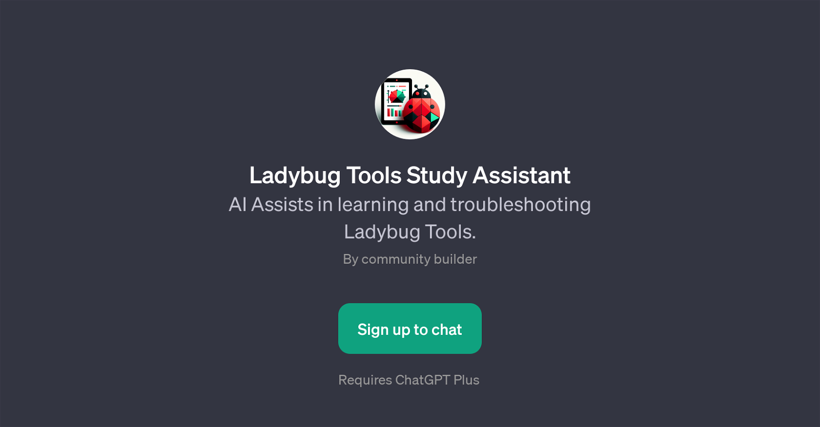 Ladybug Tools Study Assistant website