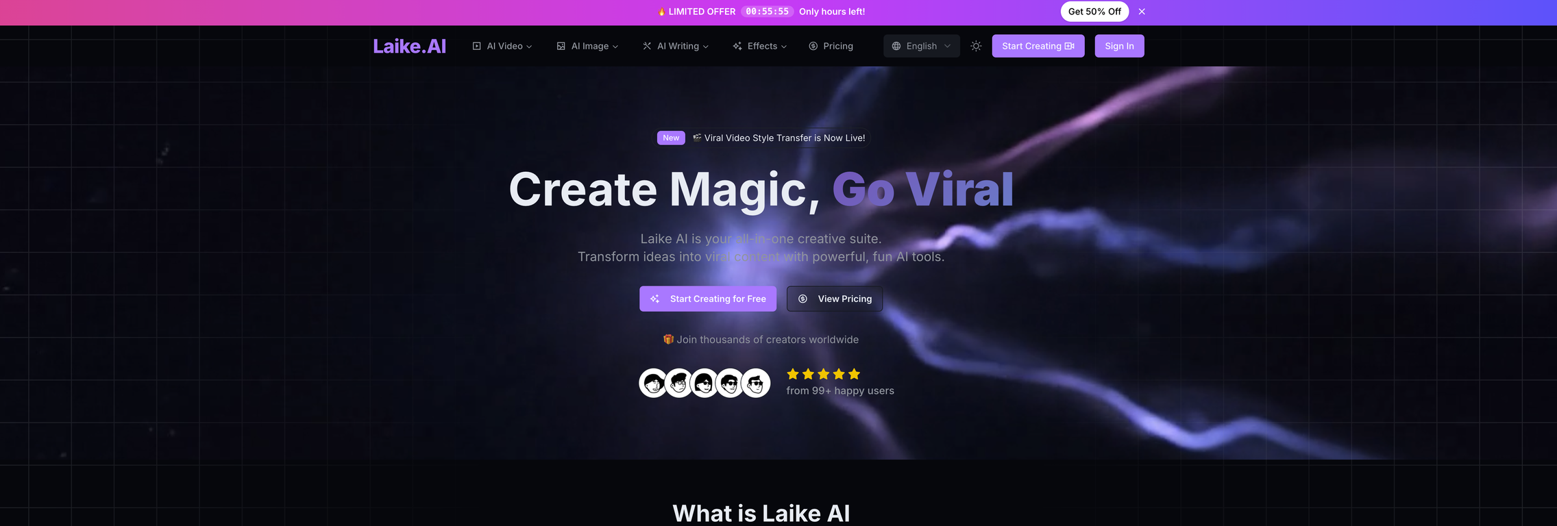 Laike.AI website