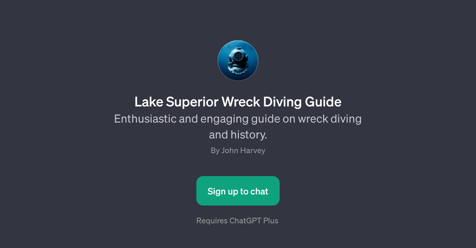 Lake Superior Wreck Diving Guide website