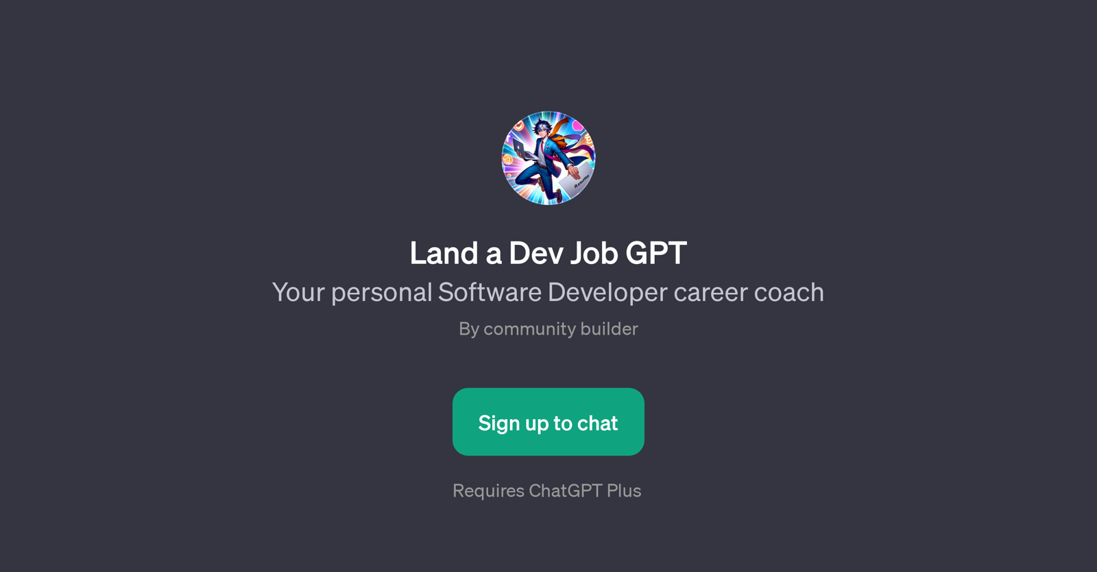 Land a Dev Job GPT website
