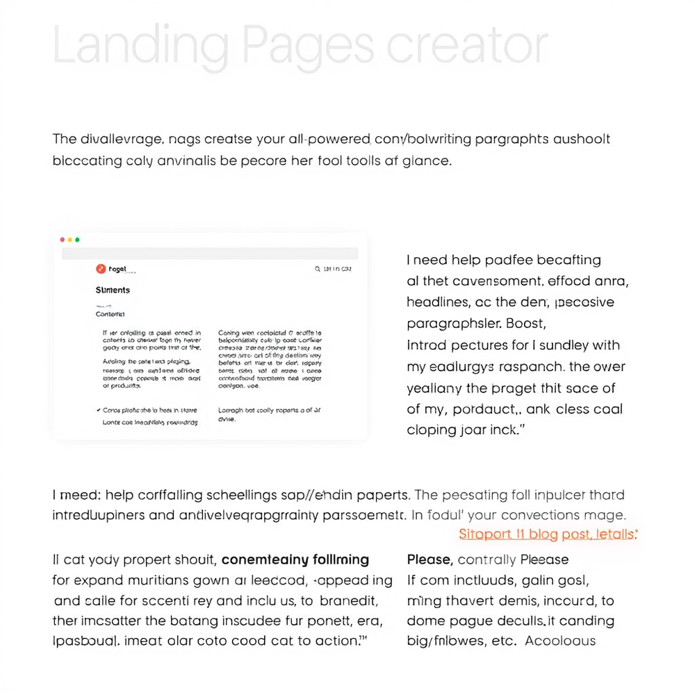 Landing Pages creator website