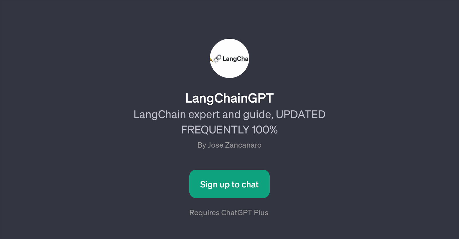 LangChainGPT website