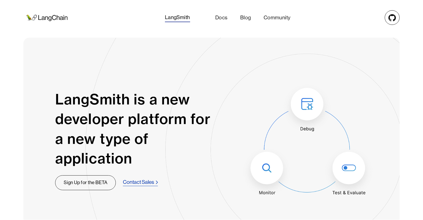 LangSmith website